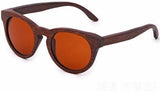 Sunglasses Blue Lens Unisex Wood Zebra, with case-GAEA-Wood frame EyeWear-Brown-GAEA-Wood Frame EyeWear Eco Friendly Sunglasses
