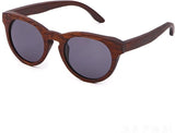 Sunglasses Blue Lens Unisex Wood Zebra, with case-GAEA-Wood frame EyeWear-GAEA-Wood Frame EyeWear Eco Friendly Sunglasses