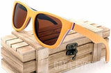 Unisex Wooden Sunglasses Retro Vintage Polarized Skateboard Wood With Wood box-GAEA-Wood Frame EyeWear-Brown Lens G028-GAEA-Wood Frame EyeWear Eco Friendly Sunglasses