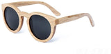 Wooden Sunglasses Round Frame Women-GAEA-Wood frame EyeWear-GAEA-Wood Frame EyeWear Eco Friendly Sunglasses