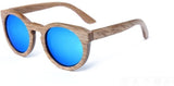 Wooden Sunglasses Round Frame Women-GAEA-Wood frame EyeWear-GAEA-Wood Frame EyeWear Eco Friendly Sunglasses