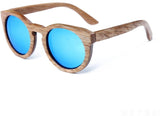 Wooden Sunglasses Round Frame Women-GAEA-Wood frame EyeWear-GAEA-Wood Frame EyeWear Eco Friendly Sunglasses