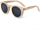 Wooden Sunglasses Round Frame Women-GAEA-Wood frame EyeWear-GAEA-Wood Frame EyeWear Eco Friendly Sunglasses