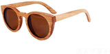 Wooden Sunglasses Round Frame Women-GAEA-Wood frame EyeWear-GAEA-Wood Frame EyeWear Eco Friendly Sunglasses