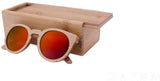Wooden Sunglasses Round Frame Women-GAEA-Wood frame EyeWear-GAEA-Wood Frame EyeWear Eco Friendly Sunglasses